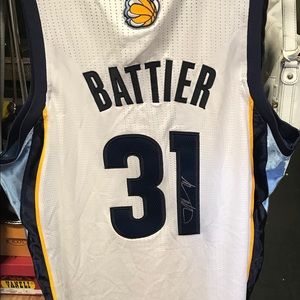 Autographed Shane Battier Memphis Grizzlies Jersey